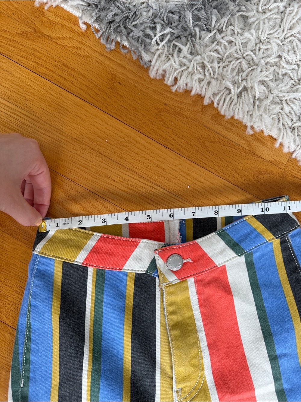 Free People Striped Bell Bottoms - Picture 6 of 9